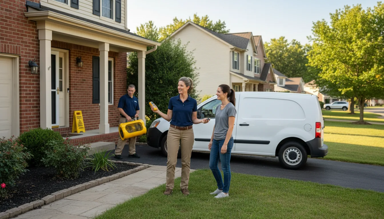 Water restoration image for Emergency Water Removal Services in Chidester, AR